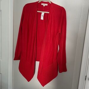 Loft Red/Orange Open Cardigan

New with tags

Smoke free home